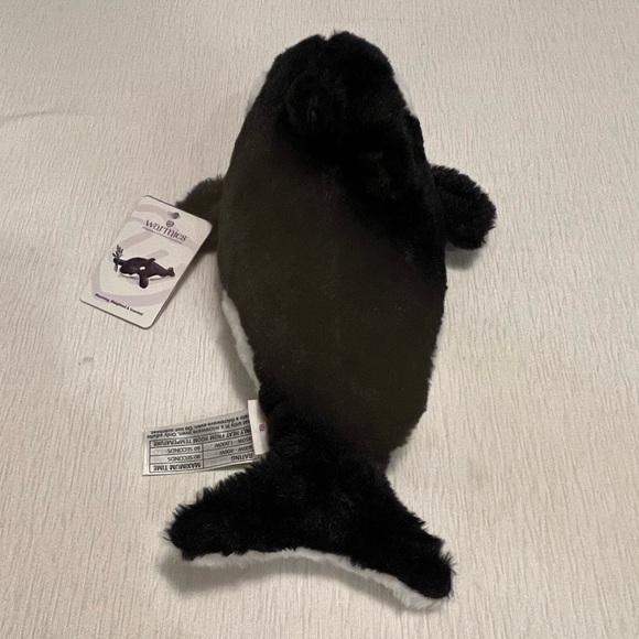 NWT Warmies Full Size Orca Heat or Cool Weighted Stuffed Animal French Lavender - Picture 4 of 12